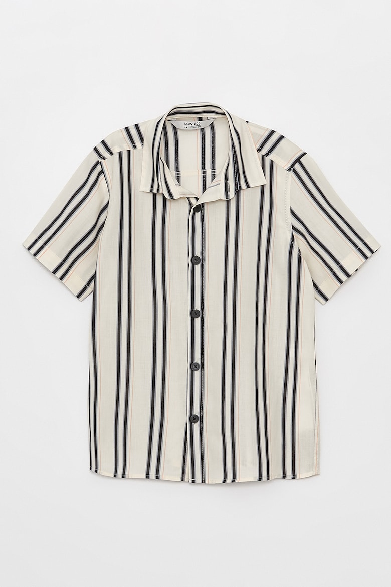 цена Полосатая рубашка с короткими рукавами Lc Waikiki, белый