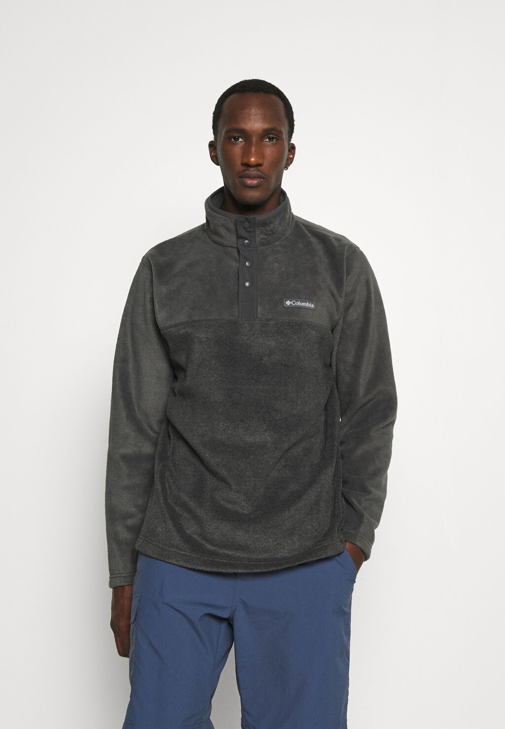 

Флисовая толстовка Steens Mountain Half Snap Columbia, цвет charcoal heather/shark
