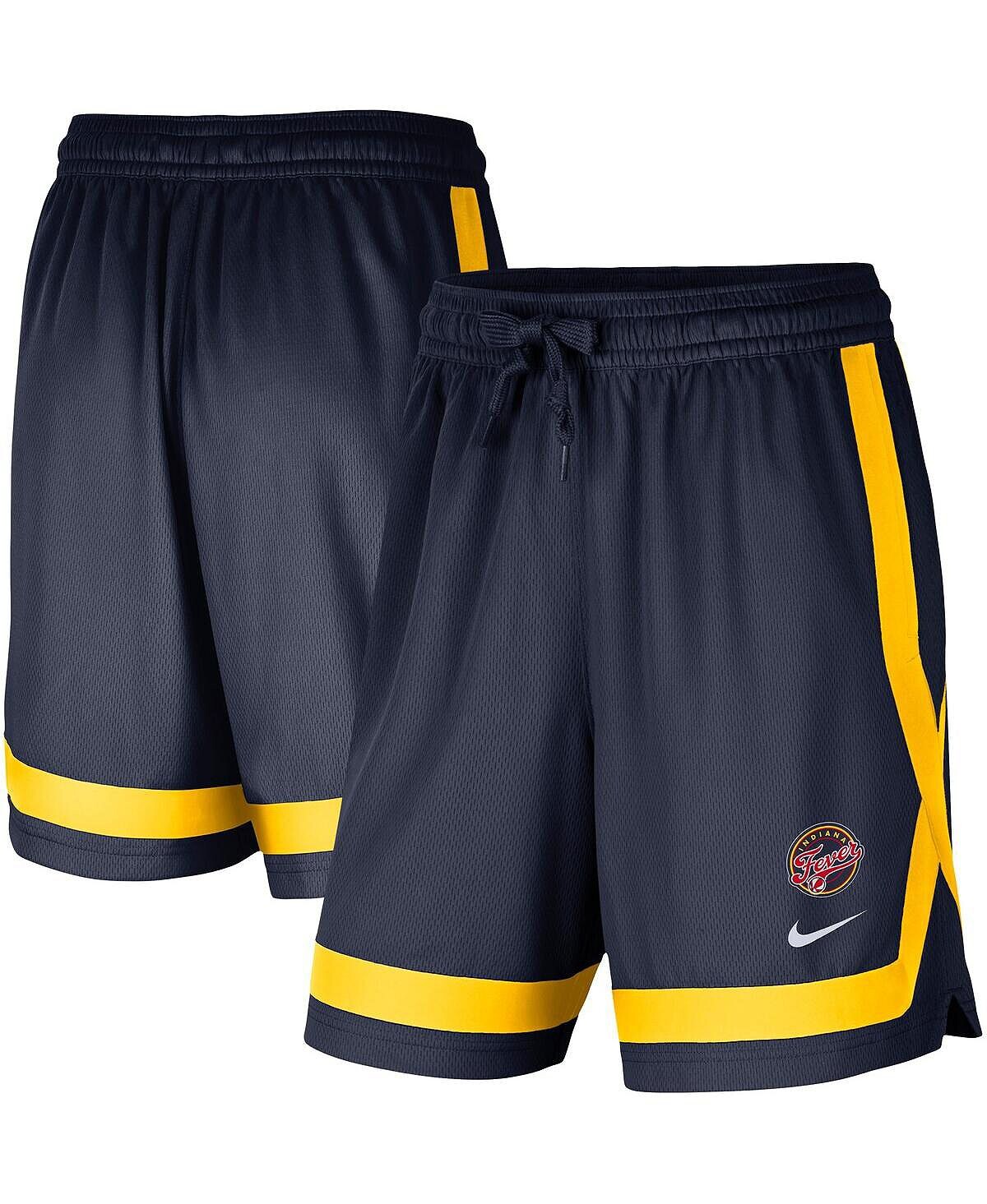 

Женские темно-синие шорты для тренировок Indiana Fever Nike, темно-синий