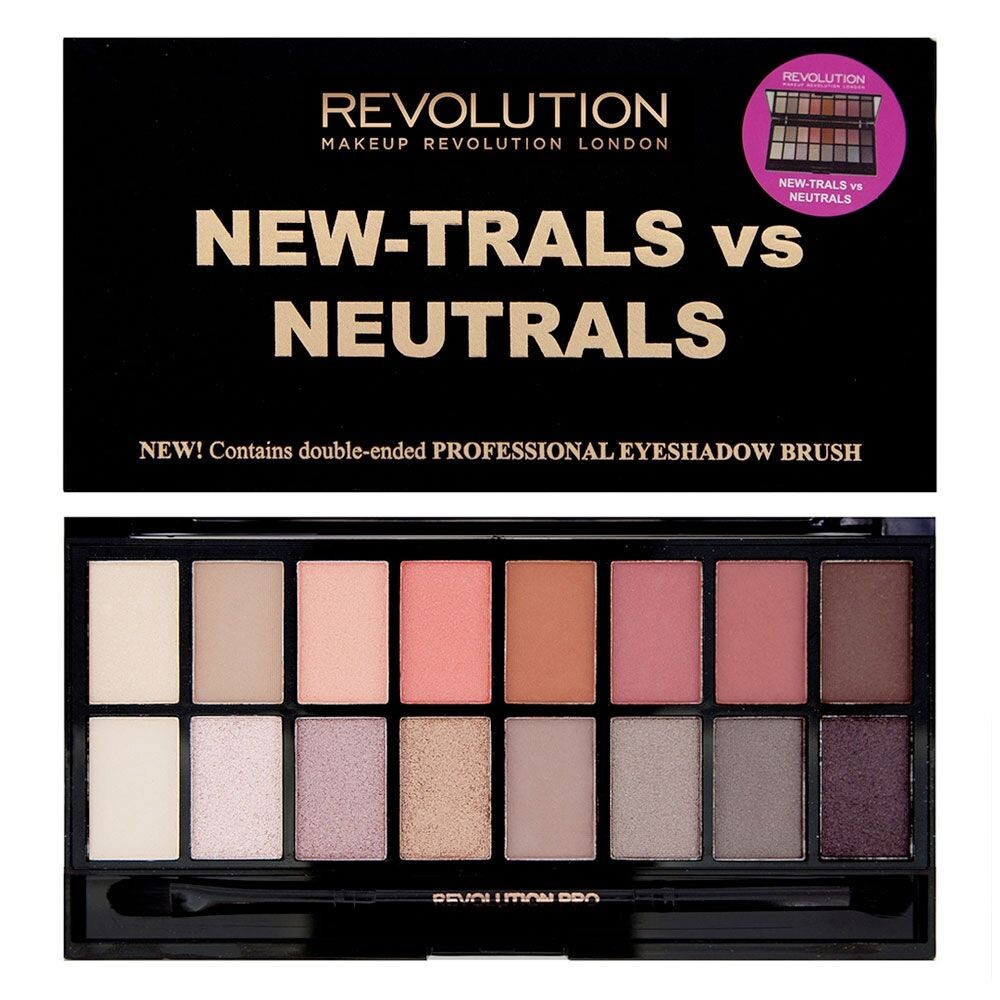 

Тени для век New-Trals Vs Neutrals Paleta De Sombras Revolution Make Up, 16 гр.
