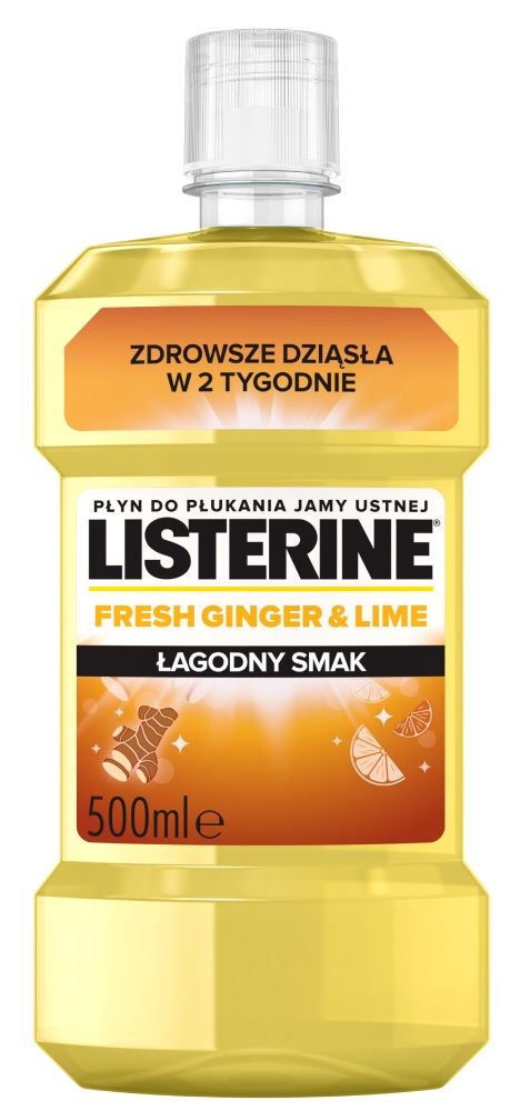 Listerine Ginger & Lime жидкость для полоскания рта, 500 ml listerine clean