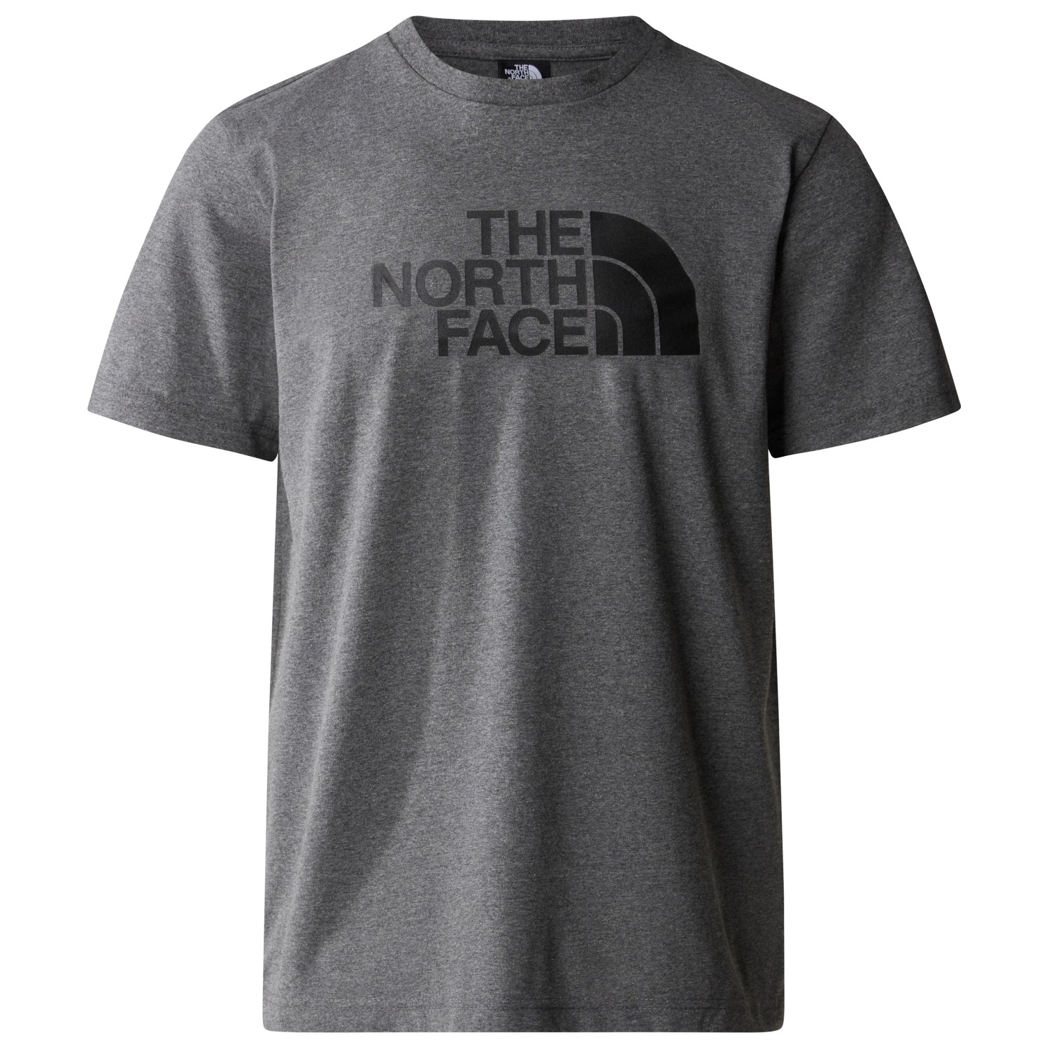 футболка the north face berkeley california pocket s s tee цвет tnf black Футболка The North Face S/S Easy Tee, цвет TNF Medium Grey Heather