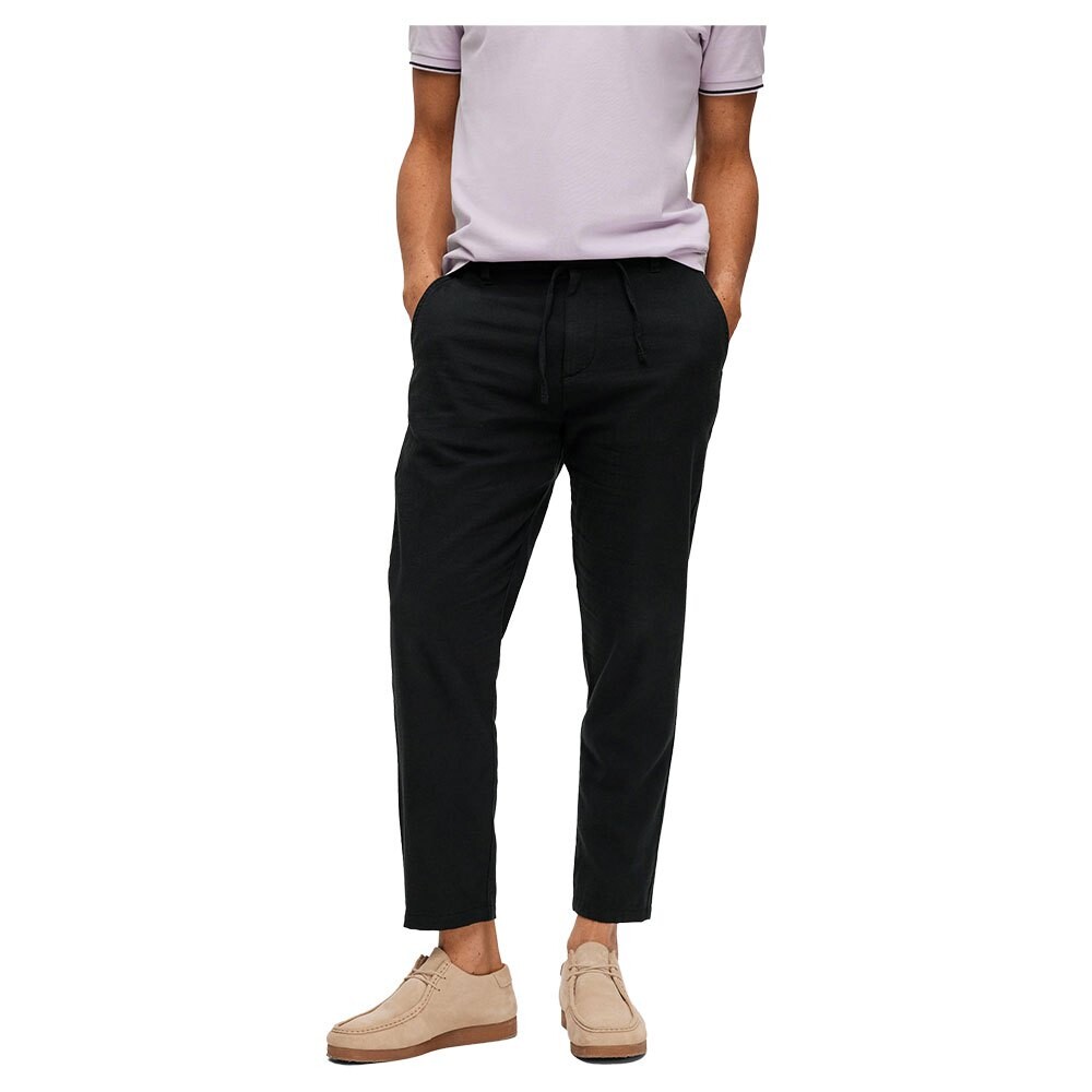 

Брюки Selected 172 Brody Slim Tapered Fit Chino, черный