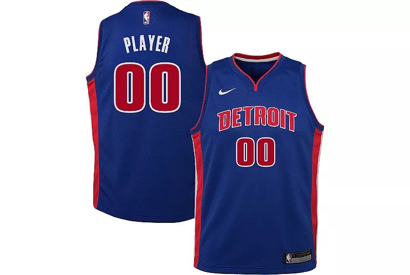 

Полный состав Nike Youth Detroit Pistons Royal Dri-FIT Swingman Джерси