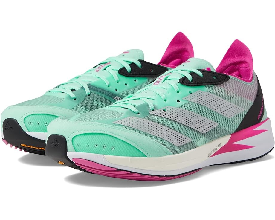 

Кроссовки Adidas Adizero Adios 7, цвет Pulse Mint/Silver Metallic