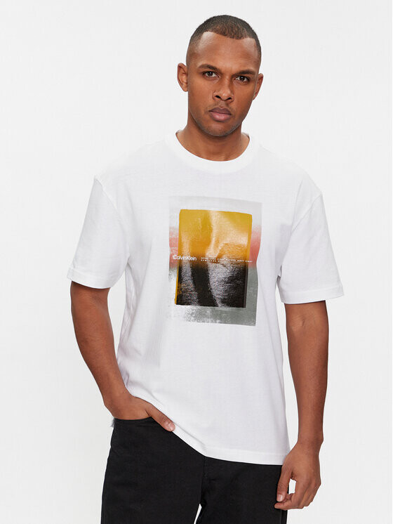 

Футболка стандартного кроя Calvin Klein, белый