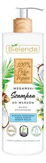 

Шампунь для поврежденных волос 400г Bielenda 100% Pure Vegan Vegan