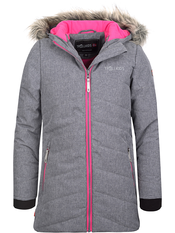 Лыжная куртка Trollkids Lifjell, цвет Grau/Pink лыжная куртка trollkids lifjell цвет grau pink