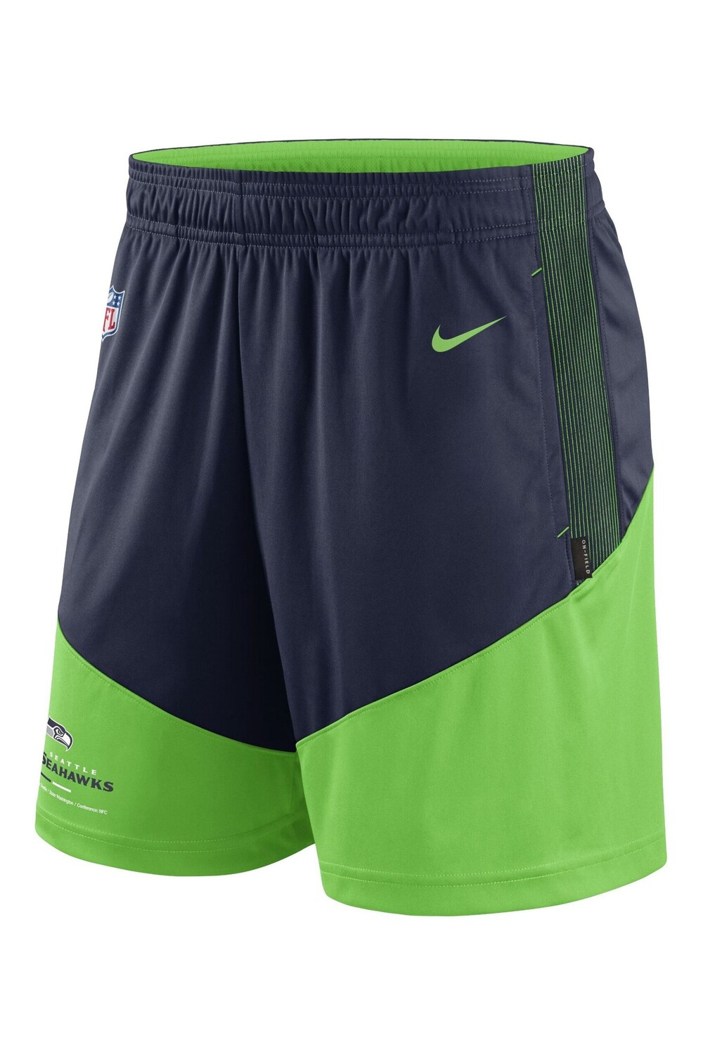 

Трикотажные шорты Nike для бега по бокам Fanatics Seattle Seahawks Nike, синий
