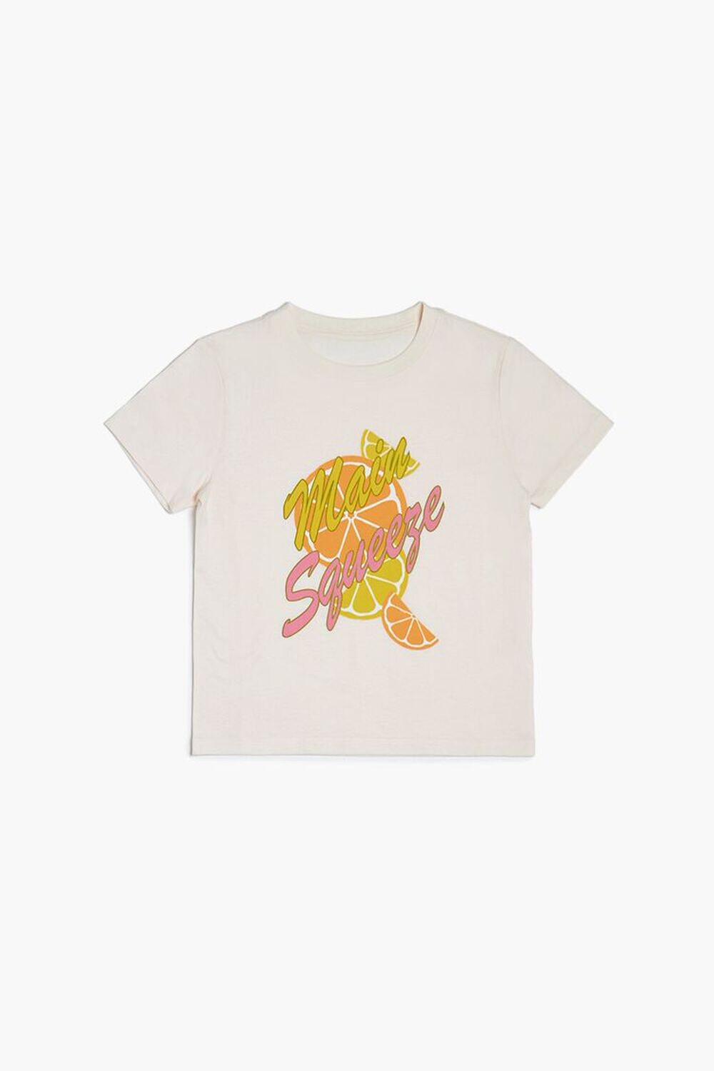 

Футболка с рисунком Main Squeeze для девочек Forever 21, белый