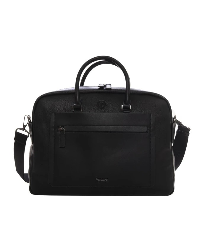

Современный рабочий портфель с одним отделением Pollini, черный