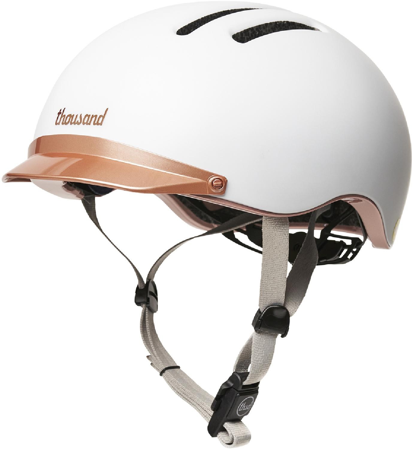 замок для шлема Глава Велосипедный шлем Mips Thousand, белый