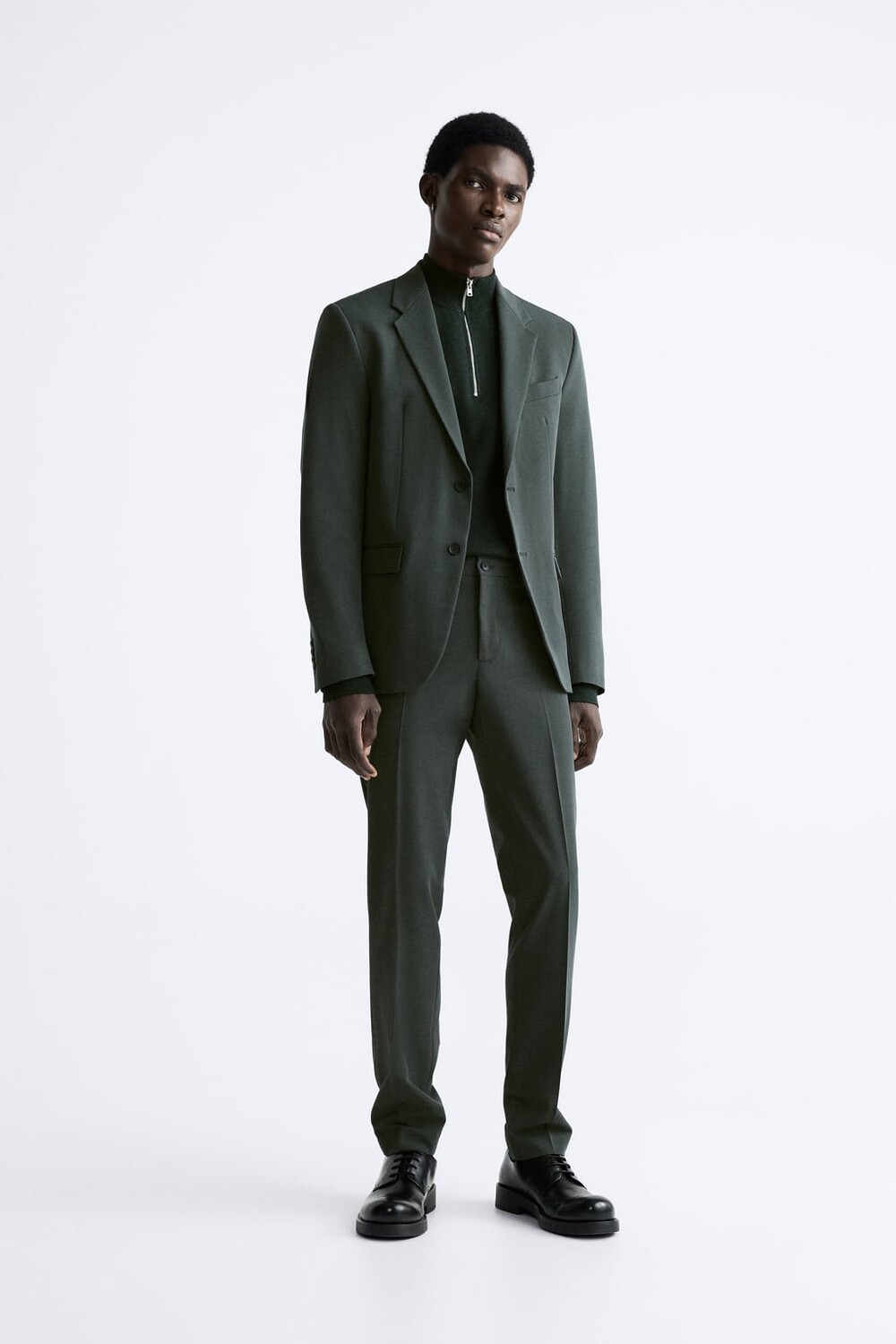 

Брюки узкого кроя ZARA, зеленый