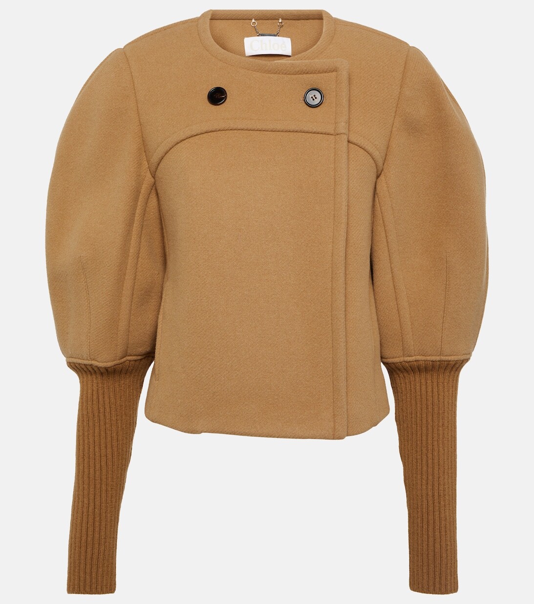 

Куртка из смесовой шерсти CHLOÉ, коричневый