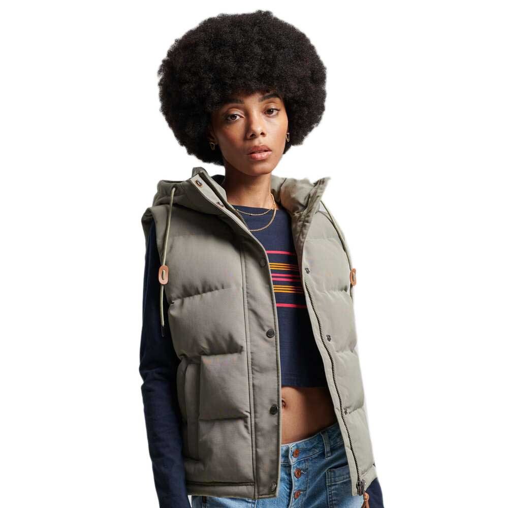

Жилет Superdry Vintage Everest, зеленый