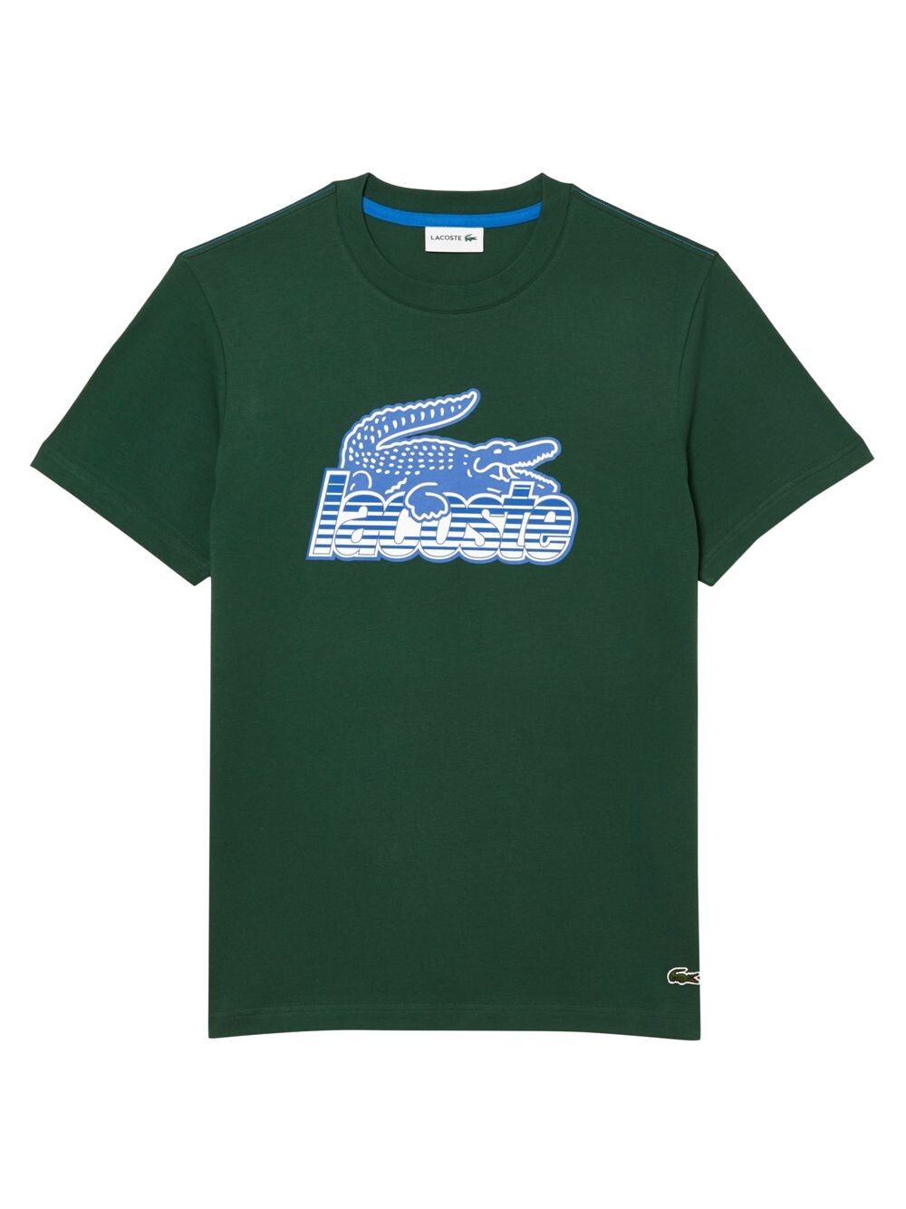

Футболка с круглым вырезом из джерси с логотипом Lacoste, зеленый