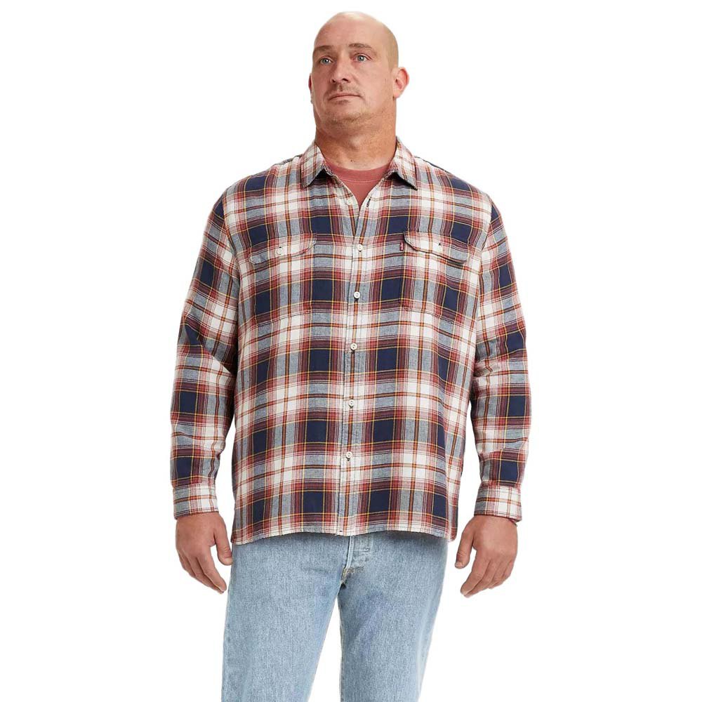Рубашка Levi´s Plus Jackson Worker, синий рубашка auburn worker levi s цвет linde chambray