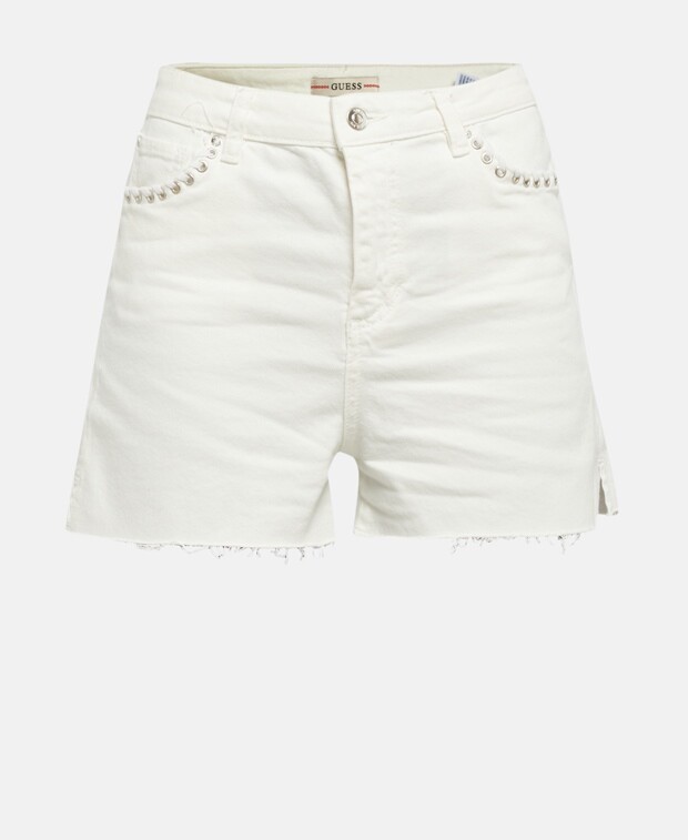 

Джинсовые шорты Guess, цвет Wool White