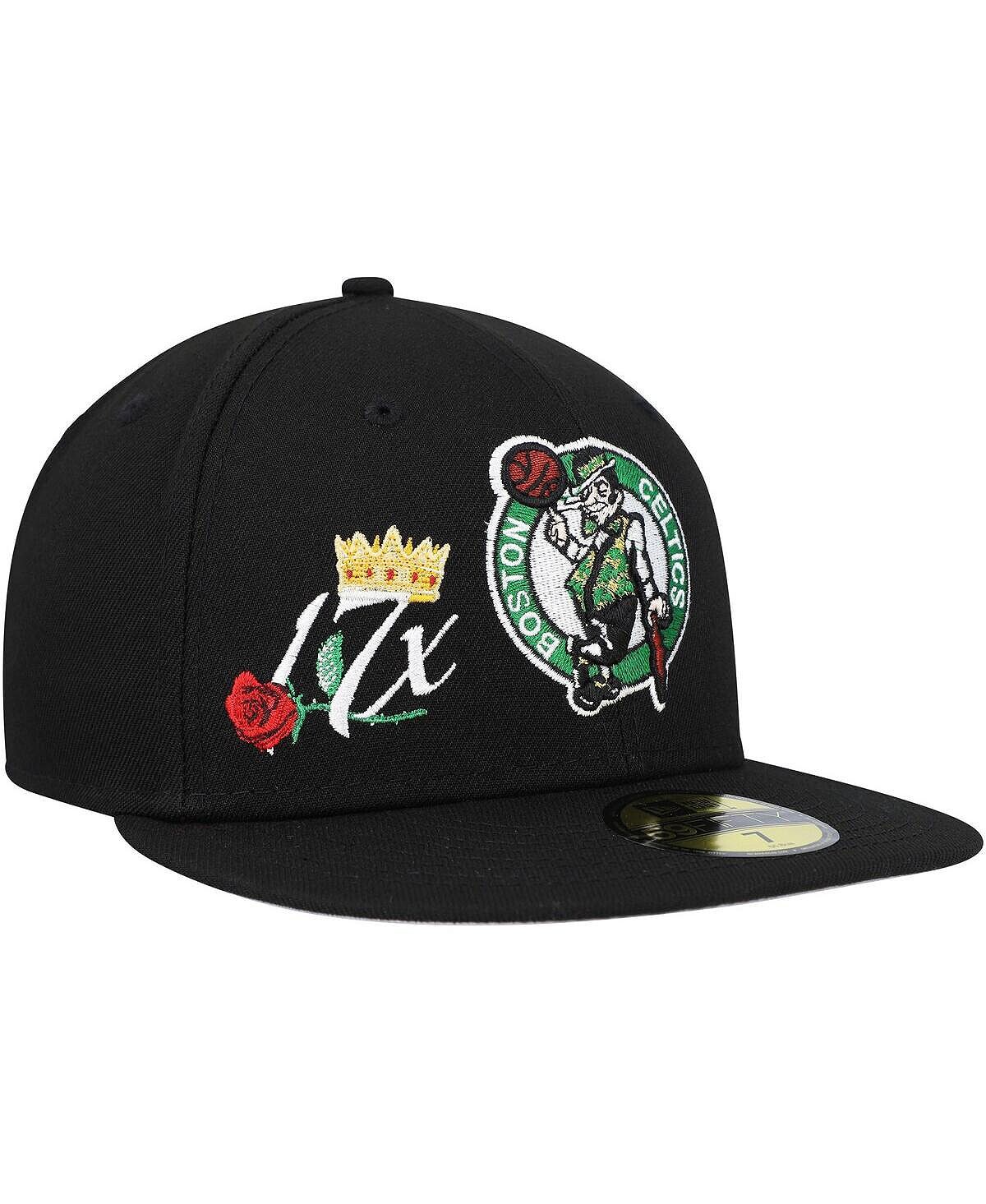 

Мужская черная приталенная кепка Boston Celtics Crown Champs 59FIFTY New Era