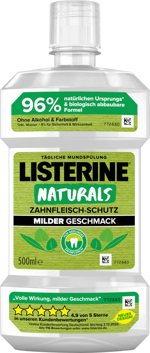 Ополаскиватель для полости рта Naturals Защита десен 500мл Listerine