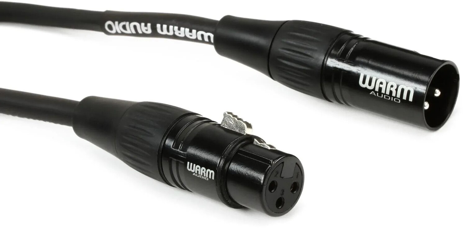 

Микрофонный кабель Warm Audio Pro Silver XLR «мама» — «папа» XLR — 6 футов
