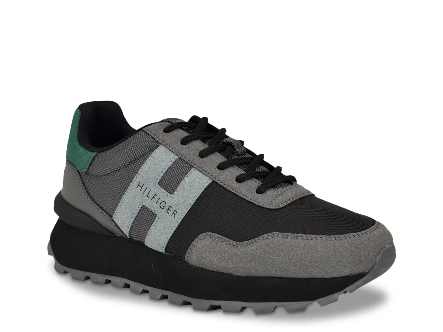 

Кроссовки Gani Sneaker Tommy Hilfiger, черный/серый/зеленый