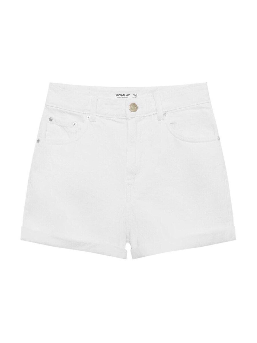 

Свободные джинсы Pull&Bear, белый