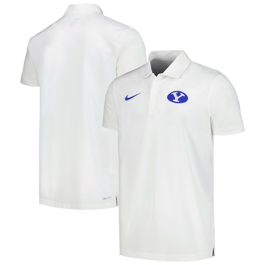 

Поло с коротким рукавом Nike Byu Cougars, белый