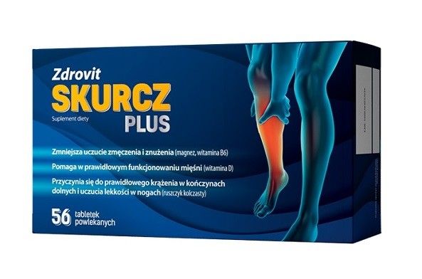 цена Skurcz Plus средство от усталости ног, 56 шт.