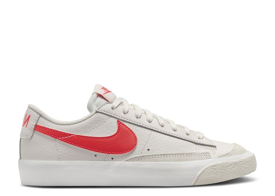 

Кроссовки Nike Blazer Low '77 Gs 'Phantom Bright Crimson', белый