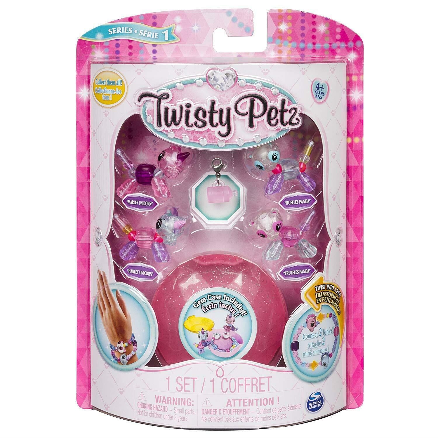 

Игровой набор Spin Master Twisty фигурки с шармами, розовый