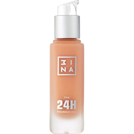 

3INA Makeup The 24h Foundation 612 Светло-нейтральный розовый подтон 24-часовая водостойкая жидкость с полным покрытием, матовая для безупречной кожи, веганская, без жестокости