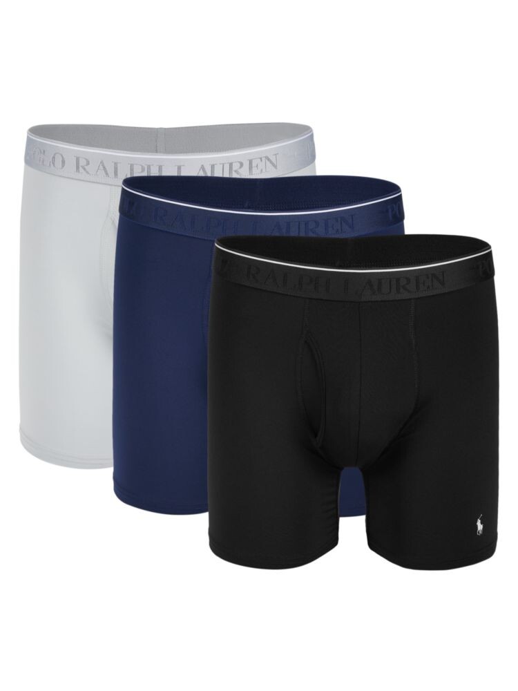 

Комплект из 3 трусов-боксеров с логотипом Polo Ralph Lauren, цвет Polo Black