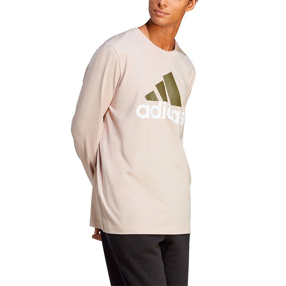 

Футболка с длинным рукавом adidas Bl Sj, бежевый