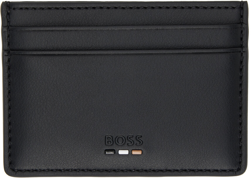 

Визитница в черную полоску Boss, цвет Black