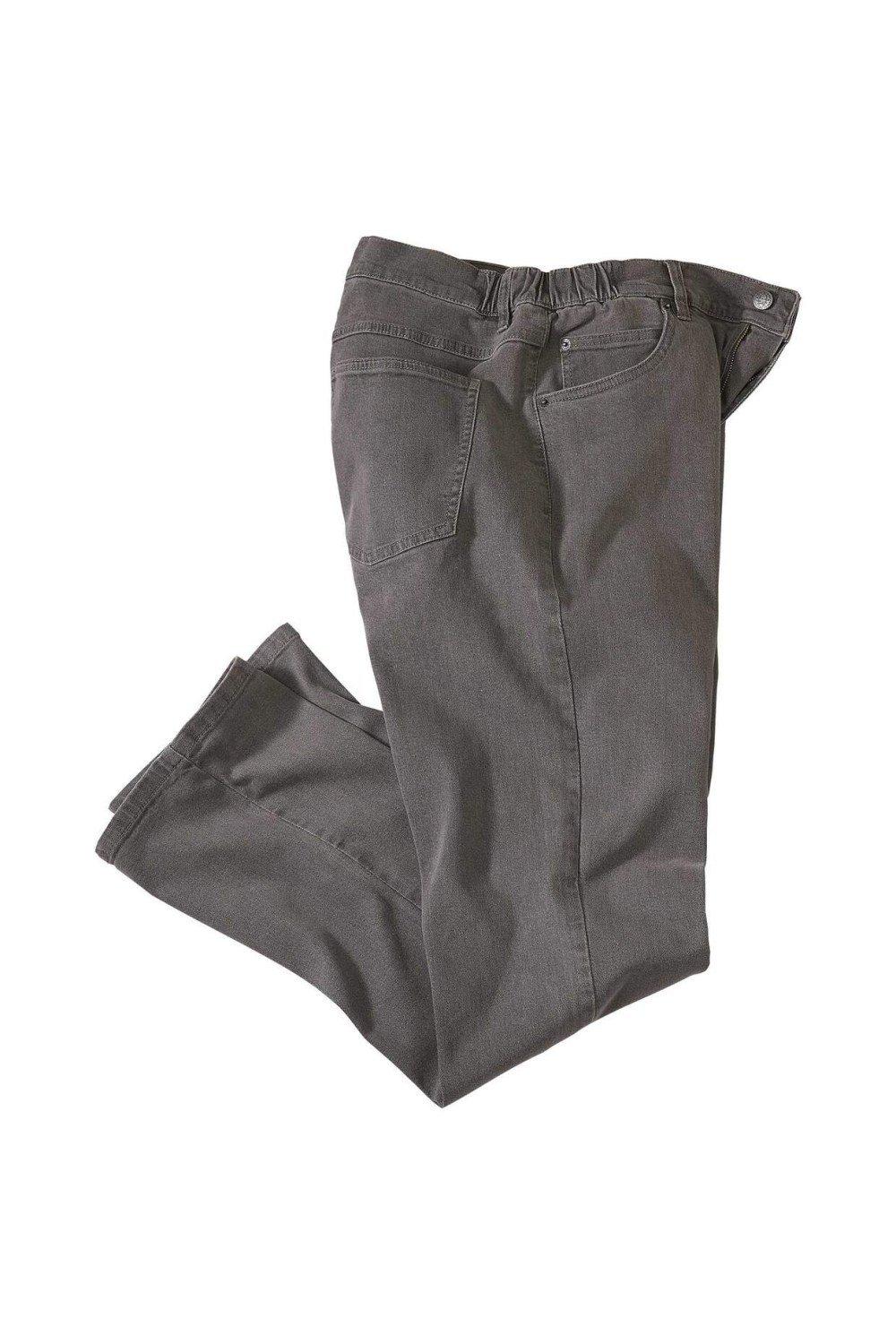 Обычные джинсы с эластичной талией Atlas for Men, серый