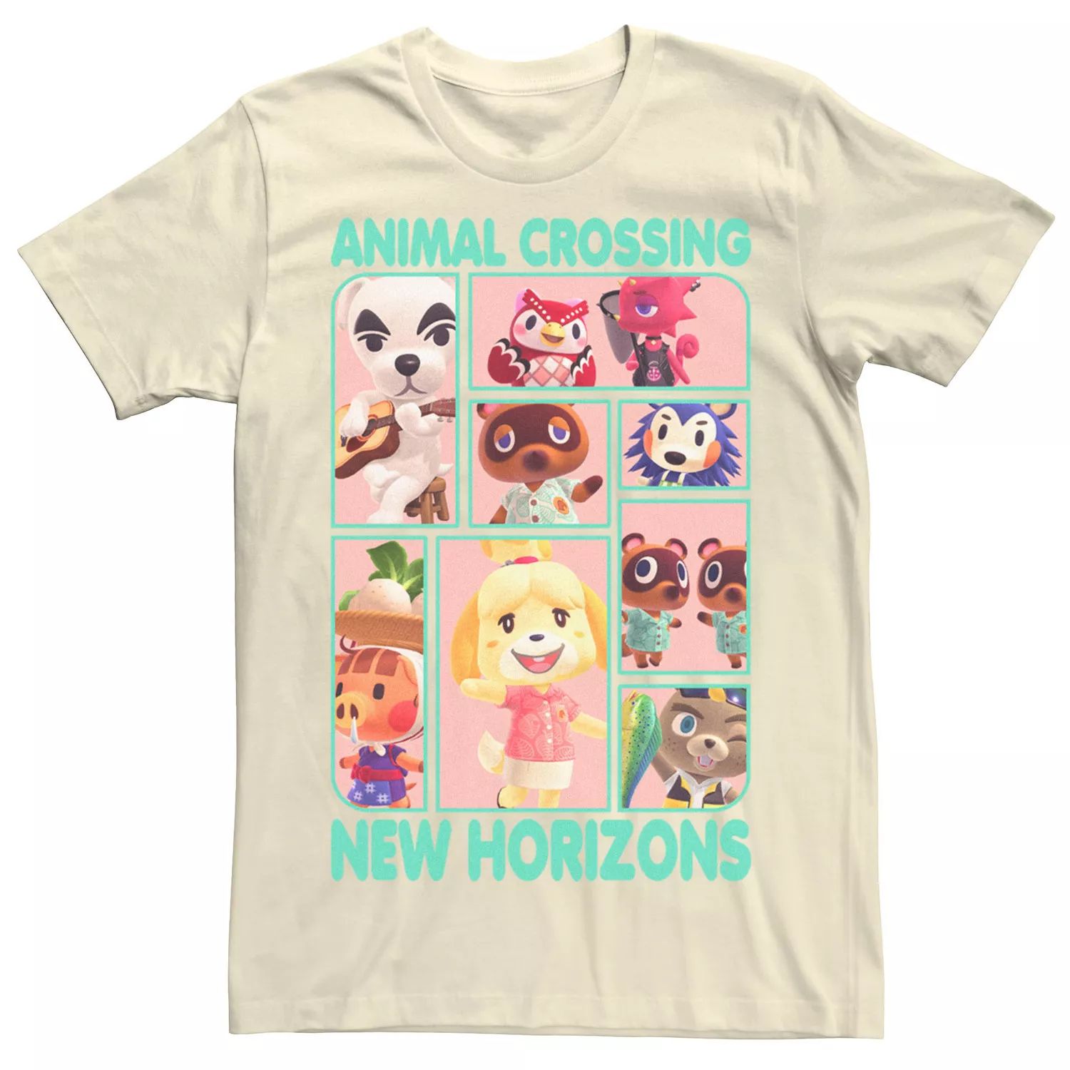 Мужская футболка Animal Crossing New Horizons Villager Box Up Licensed Character