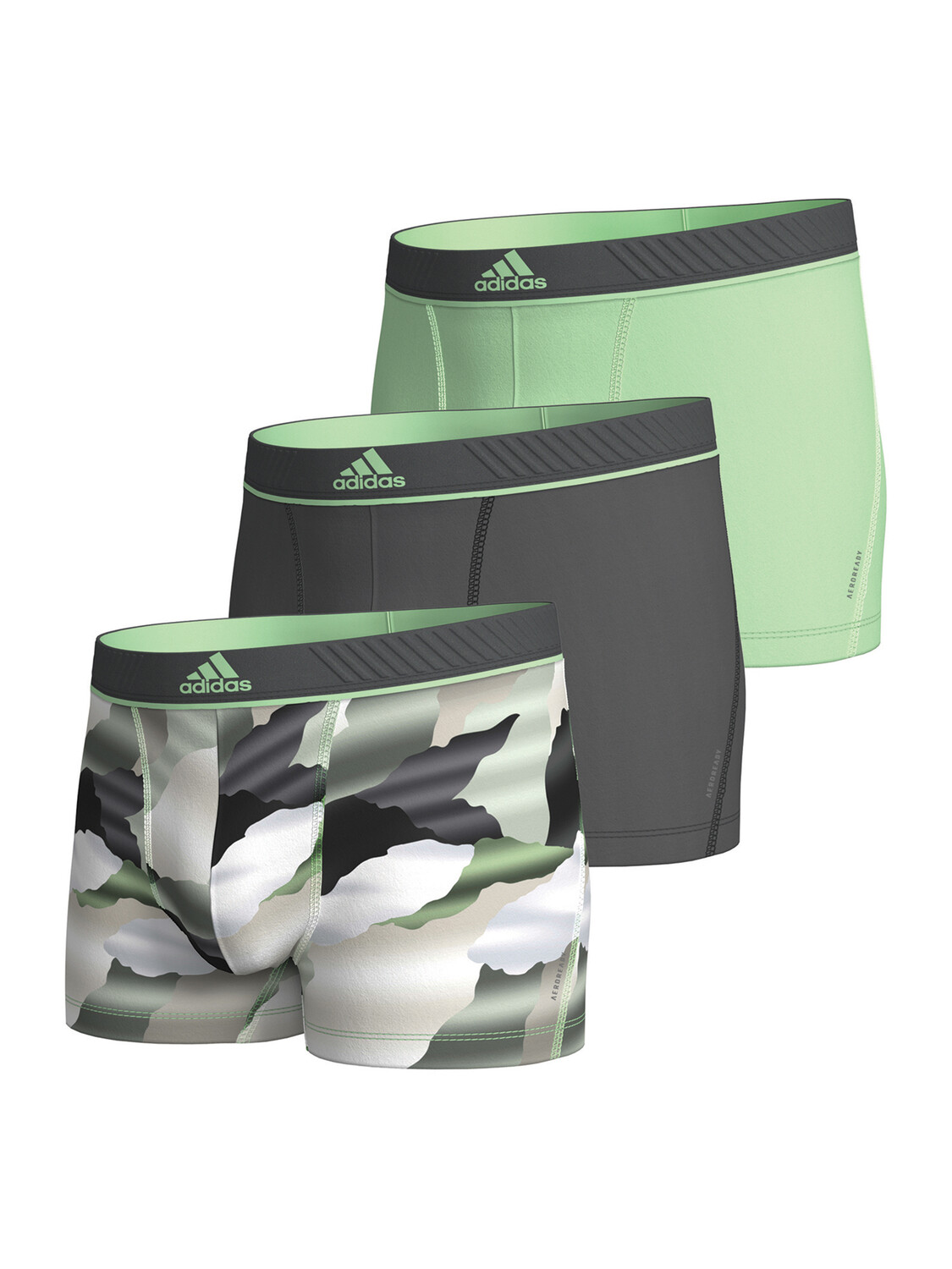 

Боксеры adidas Trunk Aeroready, цвет grau, mint
