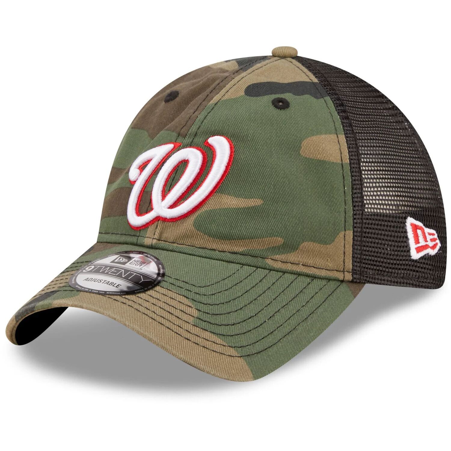 

Мужская камуфляжная кепка New Era Washington Nationals Trucker 9TWENTY Snapback
