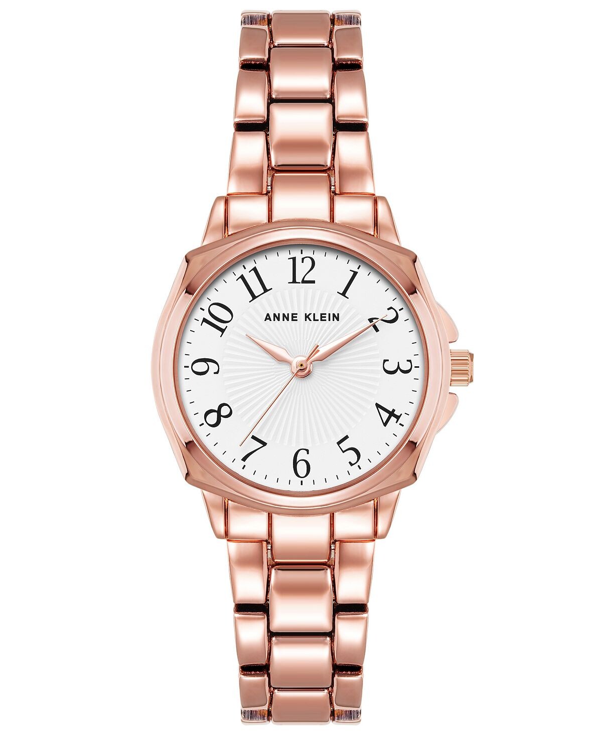 

Женские кварцевые часы из сплава розового золота, 28 мм Anne Klein, золотой