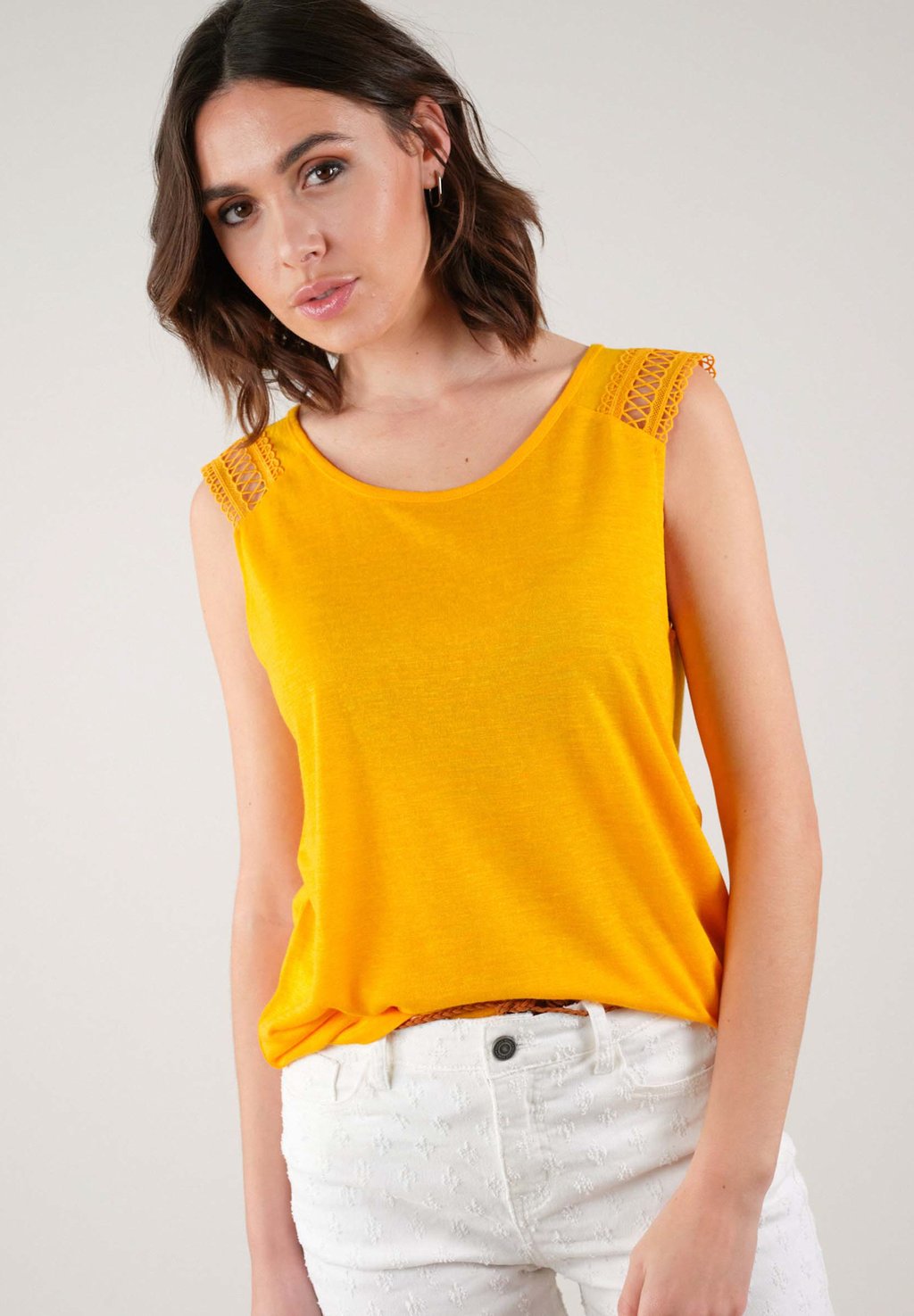 

Топ SLEEVELESS Deeluxe Original, цвет clementine