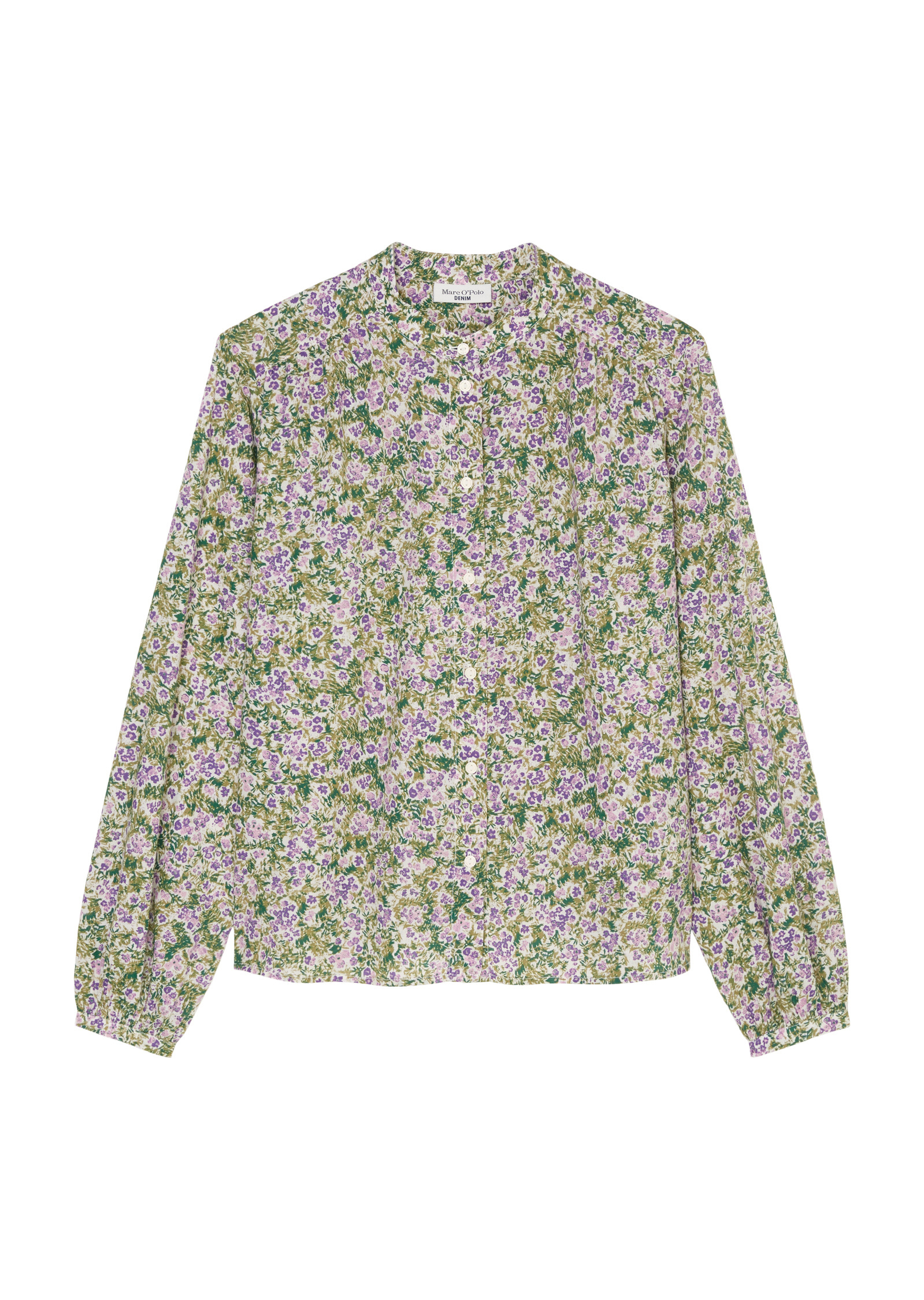 Блуза Marc O'Polo Print regular, цвет multi/grand violet