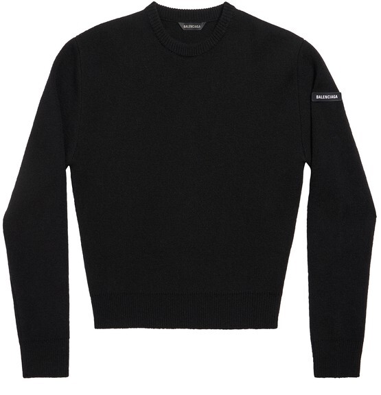 

Шерстяной свитер Balenciaga, черный