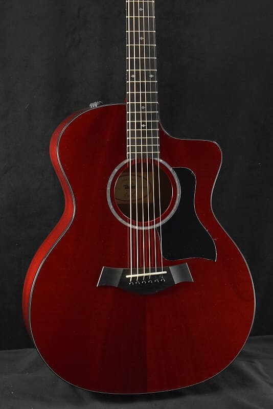 

Акустическая гитара Taylor 224ce DLX LTD Trans Red