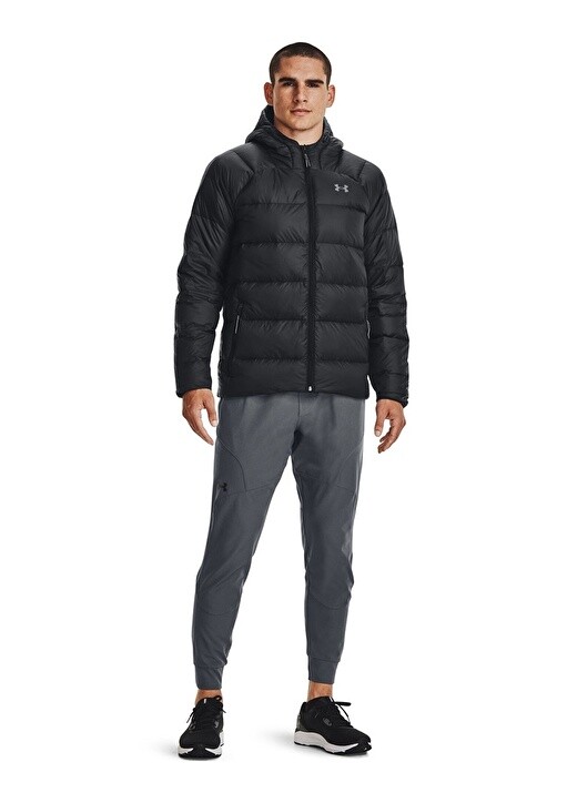 

Черно-серая мужская куртка-пуховик Under Armour, Черный