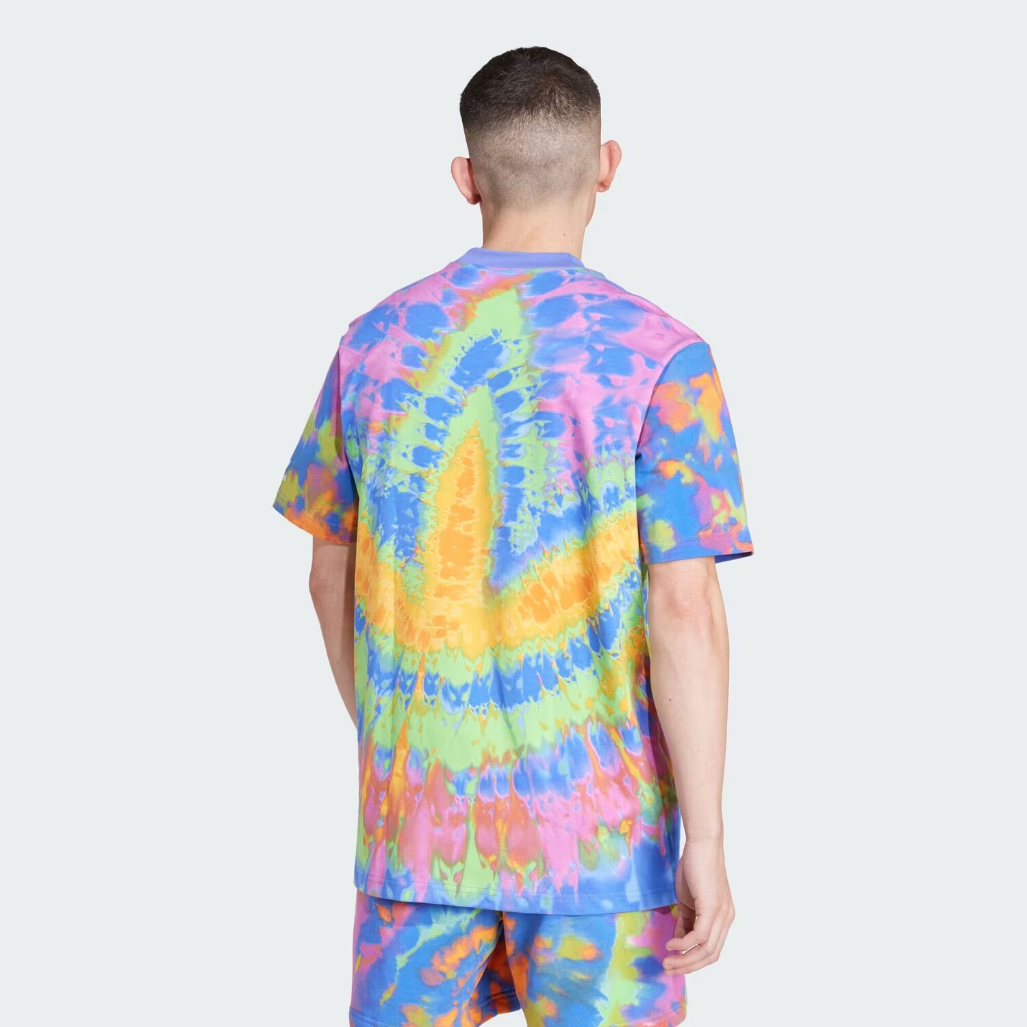 

Футболка с короткими рукавами тай-дай 2 Adidas, цвет Semi Cobalt Blue