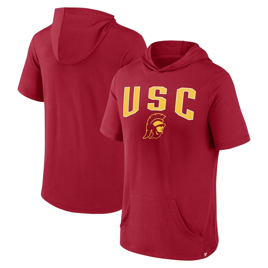 

Футболка с коротким рукавом Fanatics Branded Usc Trojans, кардинал