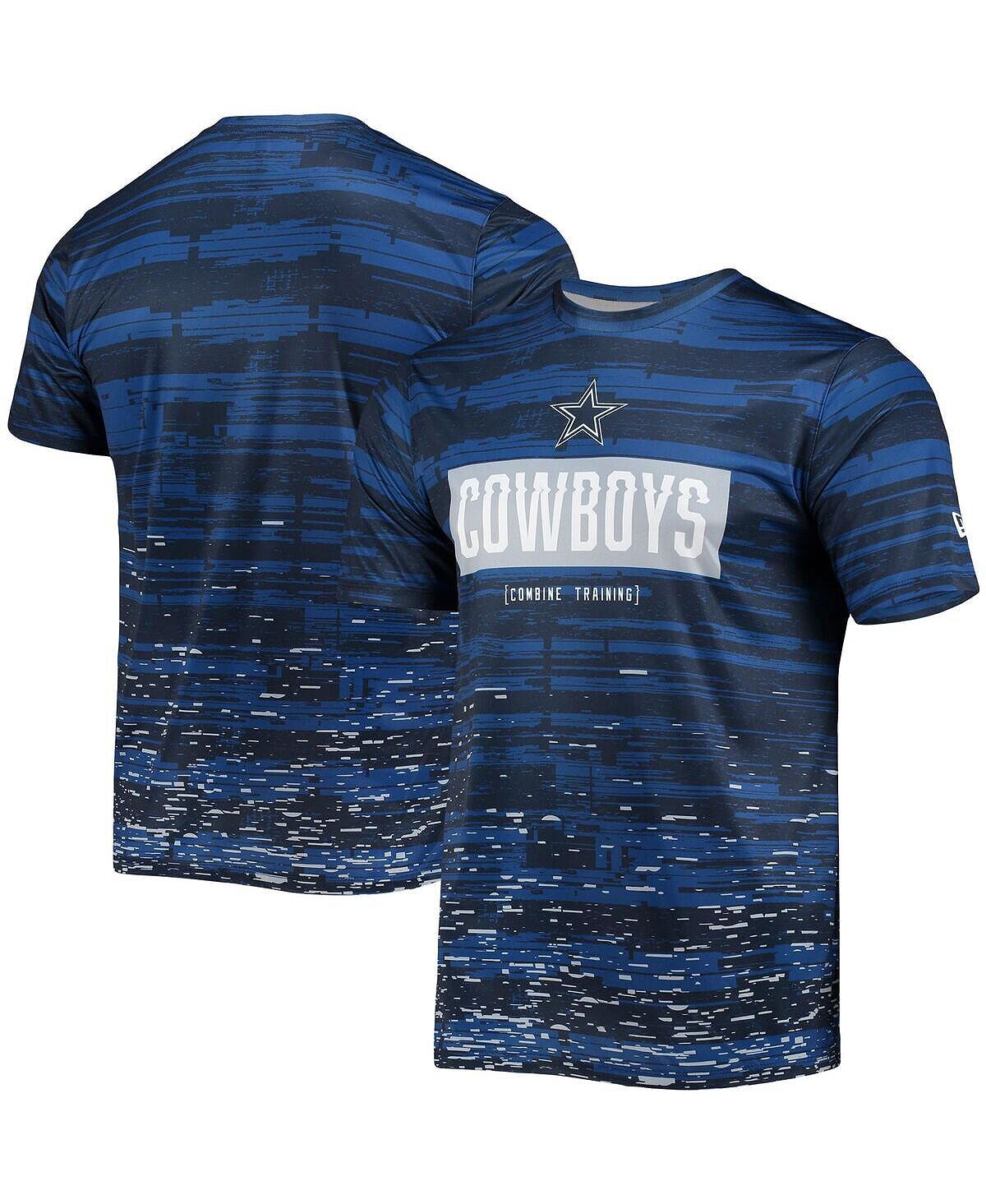 

Мужская темно-синяя футболка Dallas Cowboys Joint Authentic Sweep Футболка New Era