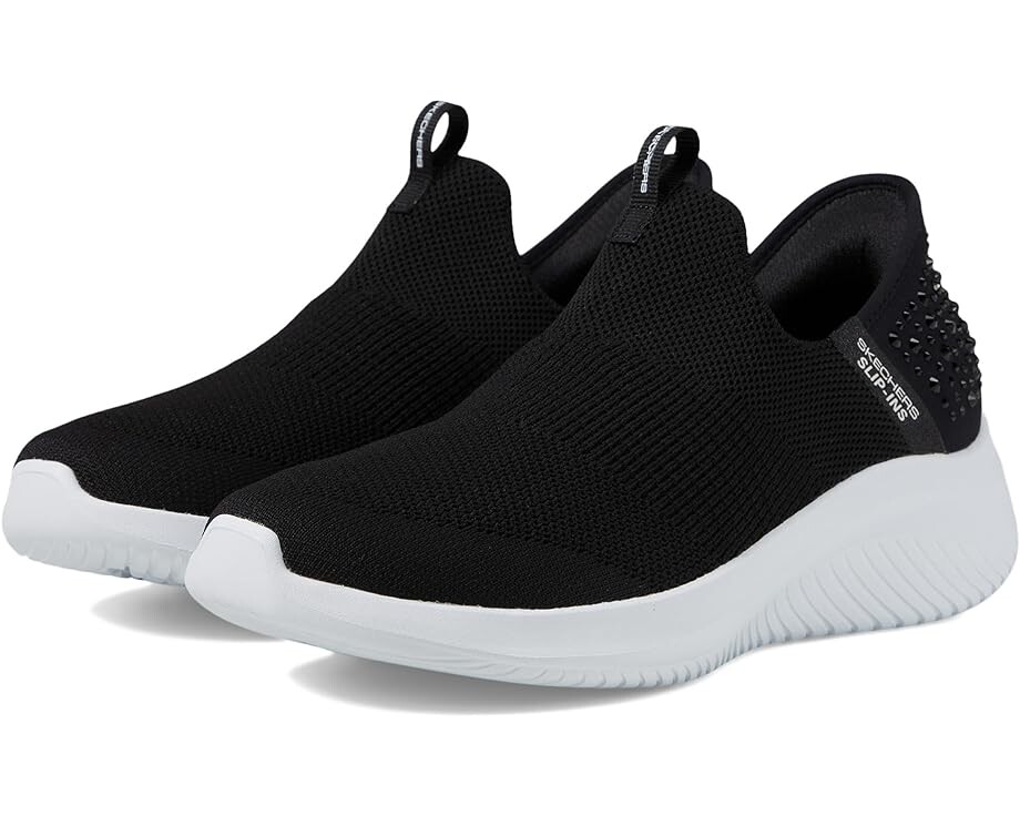 

Кроссовки SKECHERS Hands Free Slip-Ins Ultra Flex 3.0 Sparkled Stones, черный