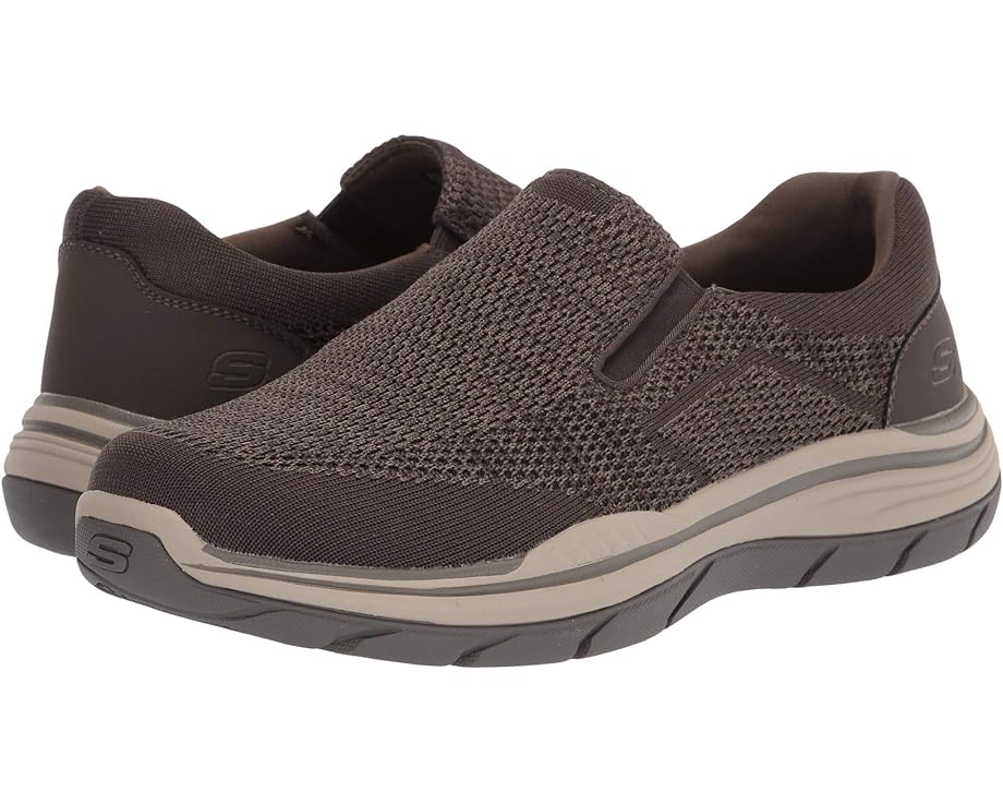 Кроссовки SKECHERS Relaxed Fit Expected 2.0 - Arago, цвет Olive/Brown